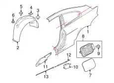 Крыло BMW 41217120060