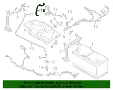 Перемычка АКБ BMW 61129381816