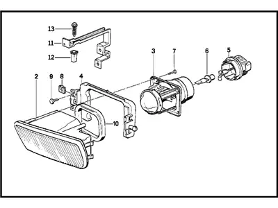 Фара противотуманная BMW 63 17 8 360 943