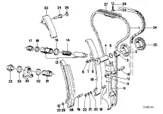 11311307053 Пружина сжатия ! \BMW 3' E30, E36, 5' E28, E34, 6' E24, 7' E23, E32, E38, 8' E31