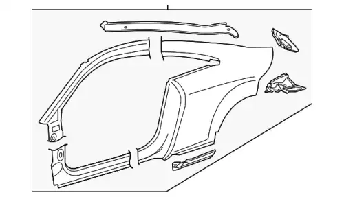 Деталь боковая 8J8809603F VAG