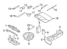 Домкрат VAG 8V0011031B
