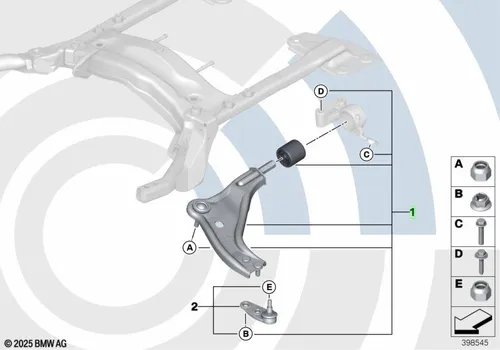 Рычаг подвески BMW 31 12 2 361 221