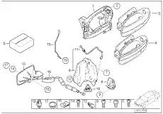 Ручка двери BMW 51 41 7 024 303