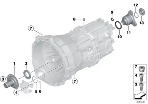 23 11 8 609 207 сальник BMW
