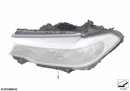 Фара BMW 63 11 7 214 955