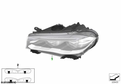 Фара BMW 63117442649