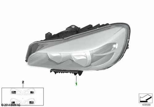 Фара BMW 63117391403