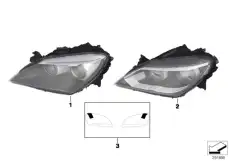Фара BMW 63 12 7 358 362