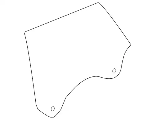 Стекло двери П Зд 51357309728 BMW