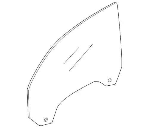 Стекло двери П Пд 51337165586 BMW