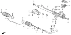 Рулевой наконечник HONDA 53540-SX0-013