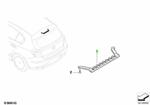 Фонарь задний BMW 63 25 6 924 673