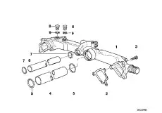 Трубка ! \BMW 5' E39, 7' E38, 8' E31, X5 E53, Z8 E52 11 53 1 741 202