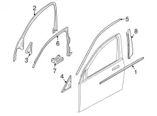 Ручка двери BMW 51338223828
