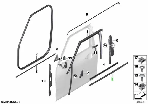 Ручка двери BMW 51337473260