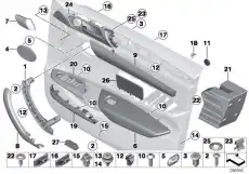 Ручка двери BMW 51 41 9 183 495
