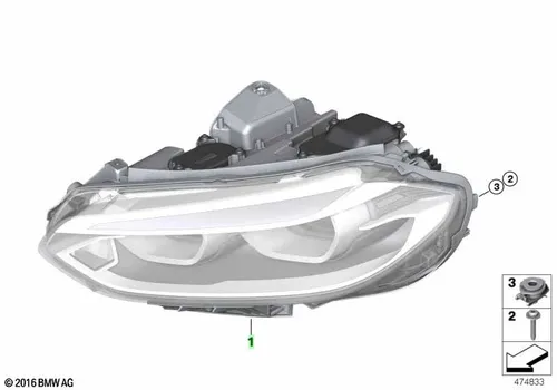 Фара BMW 63117379911