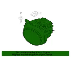 Фара BMW 63117494841