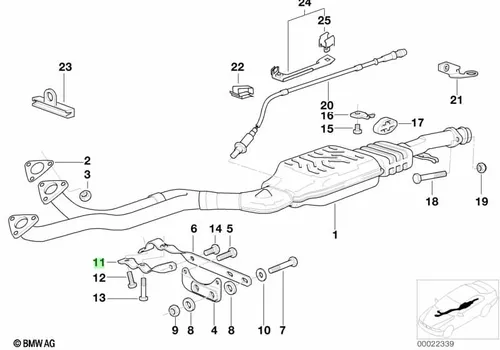 Хомут 18311728406 BMW