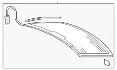 Заднее стекло, без предварит. обработки 8V5845501GNVB VAG