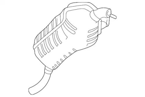 Задний глушитель 4B0253609GG VAG