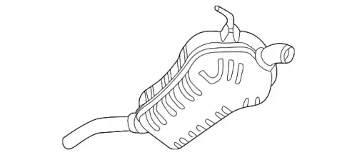 Задний глушитель 4B0253609GH VAG