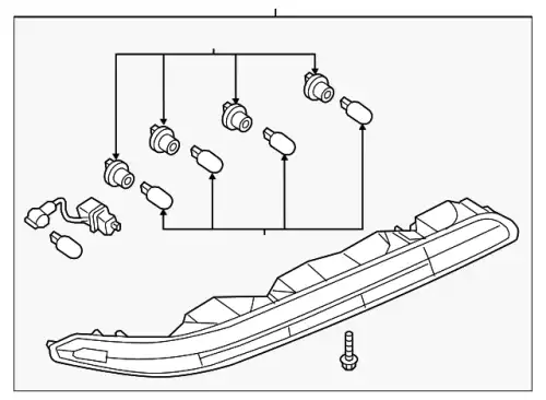 Автолампа VAG 4M0945096A