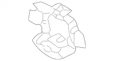 Зажим 3B0941160C VAG