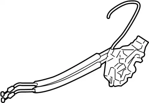 Замок двери 5NA839015B VAG