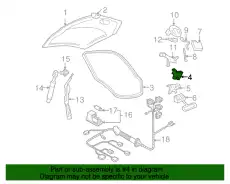 Замок, чёрный satinschwarz 1C0827505E01C VAG