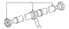 Карданный вал 8R0521101C VAG