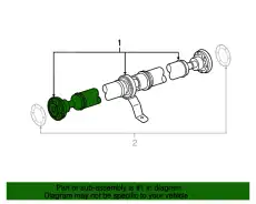 Карданный вал 8R0521101C VAG