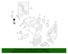 Клапан для стока воды 4B0260155 VAG