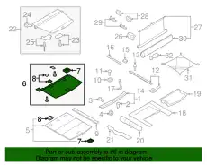 Коврик в багажник VAG 4L0863462BA9AM