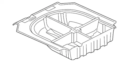 Коврик в багажник VAG 5GM863007CA9