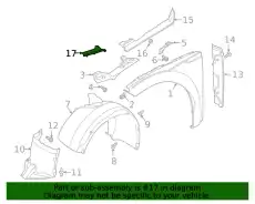 Кожух 3G8823745 VAG