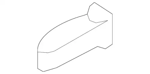Кожух 8K0839267B VAG