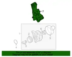 Компактный кронштейн 06D903141G VAG