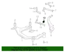 Сайлентблок 4A0 407 183 D VAG