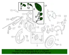 Корпус суппорта 4G0615123F VAG