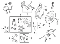 Корпус суппорта 4G0615123G VAG