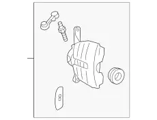 Корпус суппорта 8V0615124E VAG
