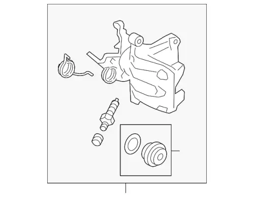 Корпус суппорта 5QM615424A VAG