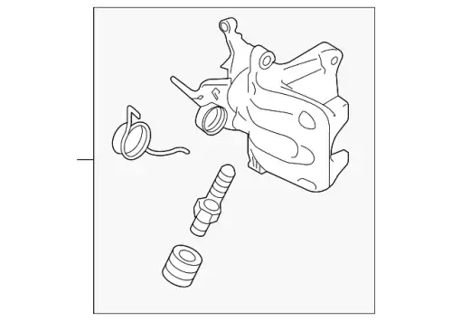 Корпус суппорта 5QM615424B VAG