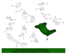 Крепеж передаточн. механизма 4E0399231S VAG