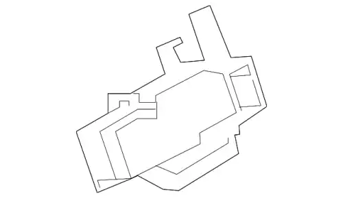 5K0953223C Кронштейн замка VAG