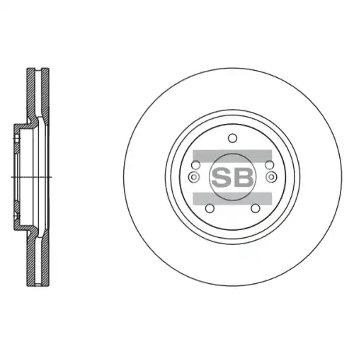 Тормозной диск SANGSIN SD1132