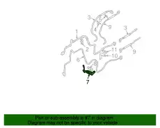 Кронштейн 7L0819605A VAG