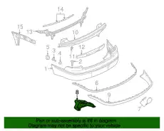 Кронштейн 3D5807046A VAG